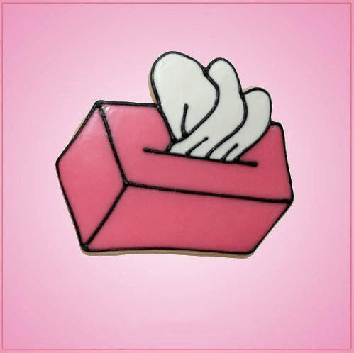 Pink Tissue Box Cookie Cutter