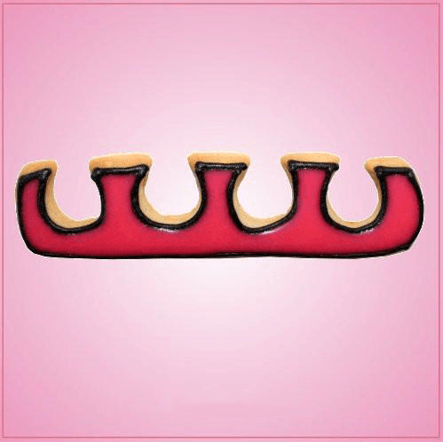 Pink Toe Holder Cookie Cutter