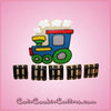 Pink Train With Clouds Cookie Cutter