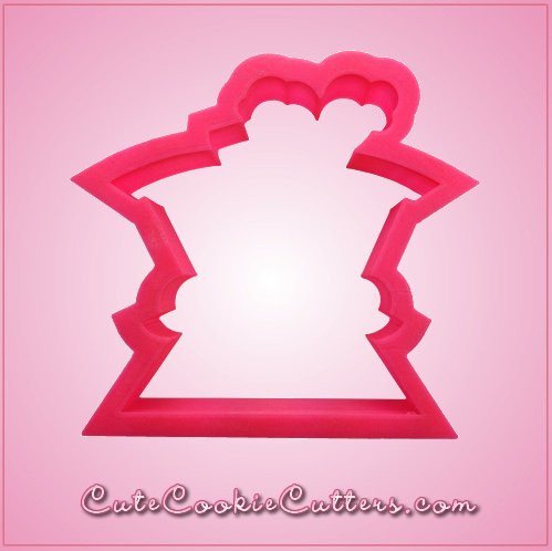 Pink Train Facing Front Cookie Cutter