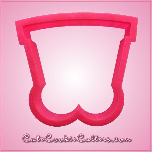 Pink Train Middle Section Cookie Cutter