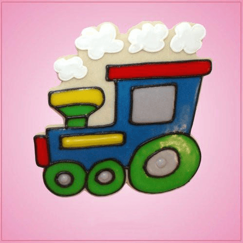 Pink Train With Clouds Cookie Cutter - Cheap Cookie Cutters