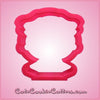 Pink Travis Train Engineer Cookie Cutter