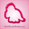 Pink Triceratops Cookie Cutter
