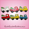 Pink Truck With Tree Cookie Cutter