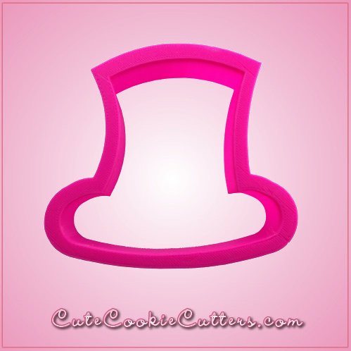 Pink Uncle Sam Hat Cookie Cutter