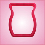 Pink Vase Cookie Cutter