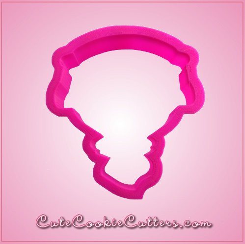 Pink Vitruvius Cookie Cutter