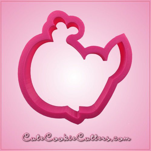 Pink Wanda Whale Cookie Cutter
