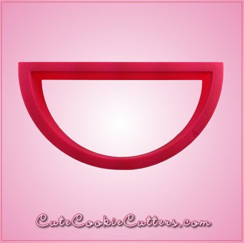 Pink Watermelon Slice Without Bite Cookie Cutter