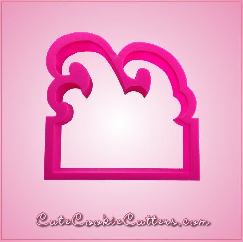 Pink Wave Cookie Cutter