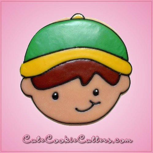 Pink Wayne Winter Boy Cookie Cutter