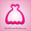 Pink Wedding Dress Cookie Cutter