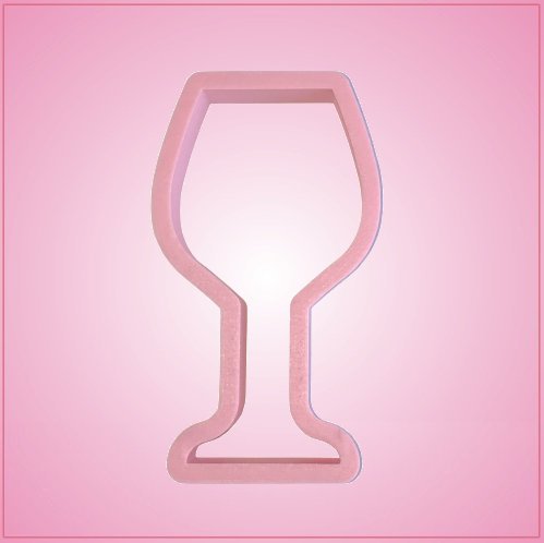 Pink Wine Glass Cookie Cutter