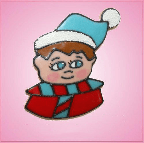 Pink Winter Child Elf Cookie Cutter