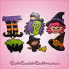 Pink Witch On Broom Cookie Cutter