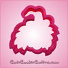 Pink Witch Head Valerie Cookie Cutter