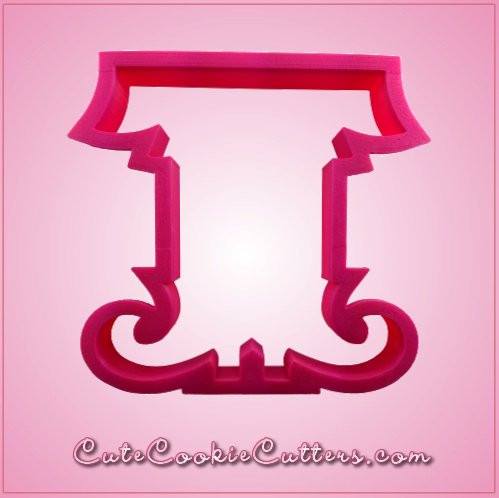 Pink Witch Legs Cookie Cutter