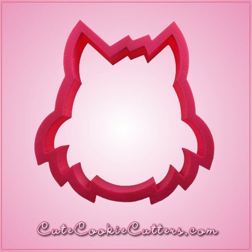 Pink Wolfie Cookie Cutter