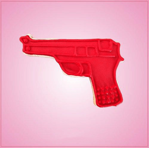 Plastic Pistol Gun Cookie Cutter