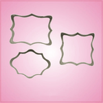 Mini Plaque Cookie Cutter Set