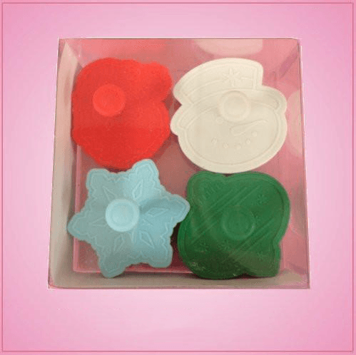 Plunger Style Christmas Cookie Cutter Set