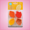 Plunger Style Leaves Cookie Cutter Set