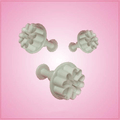 Plunger Style Primrose Cookie Cutter Set