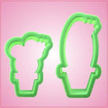 Potted Cactus Cookie Cutter Set