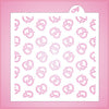 Pretzel Pattern Stencil