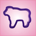 Purple Cow Cookie Cutter 