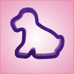 Purple Dog Cookie Cutter