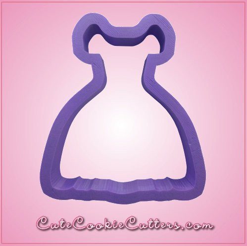 Purple Dress Cookie Cutter 