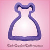 Purple Dress Cookie Cutter 