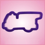 Purple Fire Truck Cookie Cutter