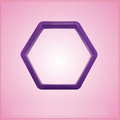 Purple Hexagon Cookie Cutter 