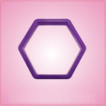 Purple Hexagon Cookie Cutter
