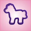 Purple Horse Cookie Cutter 