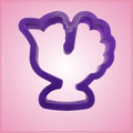Purple Peacock Cookie Cutter 
