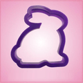 Purple Rabbit Cookie Cutter 