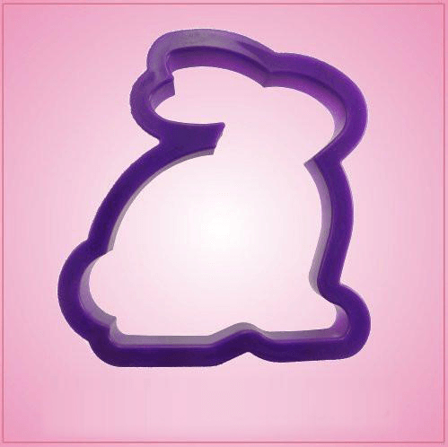 Purple Rabbit Cookie Cutter 