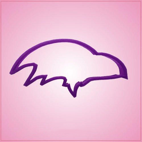 Purple Raven Head Cookie Cutter 