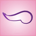 Purple Viking Horn Cookie Cutter 