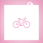 Racing Bike Cookie Stencil