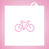 Racing Bike Cookie Stencil