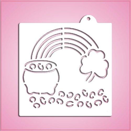 Pot Of Gold Stencil 499x500 Rainbow Pot of Gold PYO Stencil - Cheap Cookie Cutters
