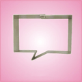 Mini Rectangle Speak Bubble Cookie Cutter 
