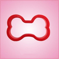 Red Dog Bone Cookie Cutter 