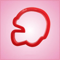 Red Football Helmet Cookie Cutter 