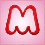 Red Letter M Cookie Cutter